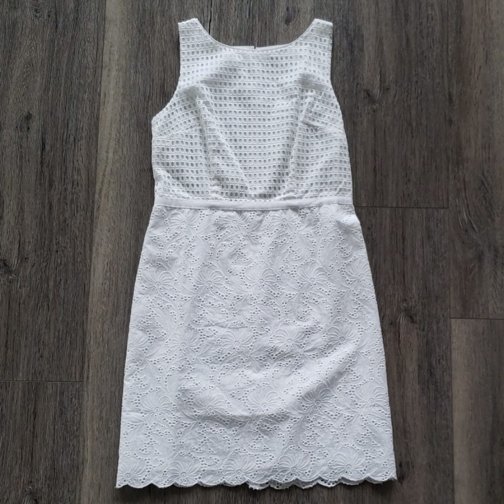 Loft White Lace Dress